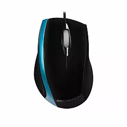 Компьютерная мышка Canyon CNR-MSO01NBL Black/Blue USB (CNR-MSO01NBL) - фото Компьютерная мышка Canyon CNR-MSO01NBL Black/Blue USB (CNR-MSO01NBL)