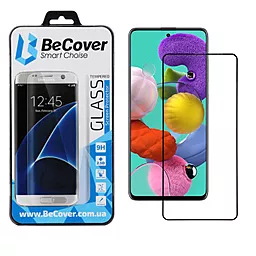 Защитное стекло BeCover Samsung A515 Galaxy A51 Black  (704668)