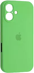 {"ru": "Чехол", "uk": "Чохол"} Silicone Case Full Camera для Apple iPhone 16 Spearmint