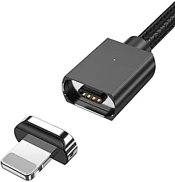 USB Кабель Essager Magic Power Magnetic 15w lightning сable black (EXCCXL-ML01) - мініатюра 2