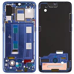 Рамка дисплея Xiaomi Mi9 (снят с телефона) Blue - фото Рамка дисплея Xiaomi Mi9 (снят с телефона) Blue