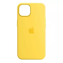 Чехол Silicone Case Full для Apple iPhone 14 Plus Lemon Zest