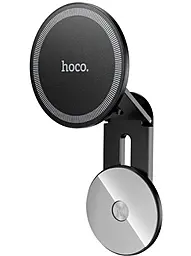 Держатель магнитный на автомобильный дисплей Hoco H93 Black - фото Держатель магнитный на автомобильный дисплей Hoco H93 Black