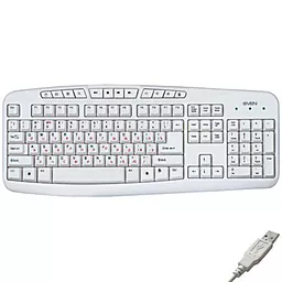 Клавіатура Sven 3050 Comfort White - фото Клавіатура Sven 3050 Comfort White