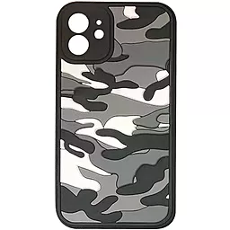 Чехол Epik TPU+PC Army Collection для Apple iPhone 12 (6.1") Серый