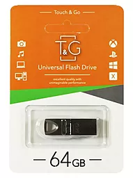 Флешка T&G Metal Series 64GB USB 2.0 (TG117BK-64G) Black - фото Флешка T&G Metal Series 64GB USB 2.0 (TG117BK-64G) Black
