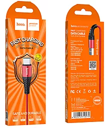Кабель Hoco X38 Cool USB-A - Type-C 15w 3a 1м cable Red - мініатюра 6
