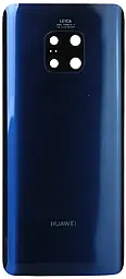 Задняя крышка корпуса Huawei Mate 20 Pro со стеклом камеры, Original Midnight Blue - фото Задняя крышка корпуса Huawei Mate 20 Pro со стеклом камеры, Original Midnight Blue