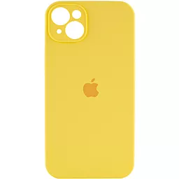 {"ru": "Чехол", "uk": "Чохол"} Silicone Case Full Camera для Apple iPhone 15 Yellow