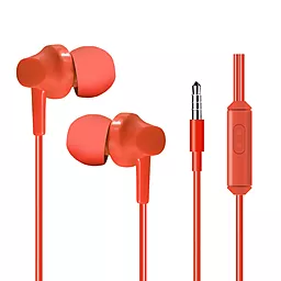 Навушники HeyDr H-97 Wired Earphones Red - фото Навушники HeyDr H-97 Wired Earphones Red