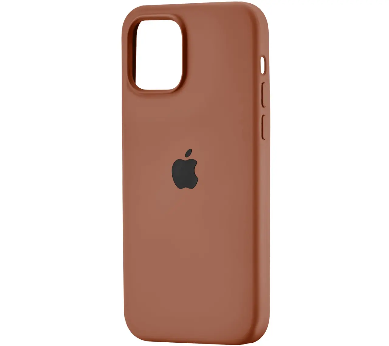 Чехол Silicone Case Full для Apple iPhone 12, iPhone 12 Pro Brown - фото 1