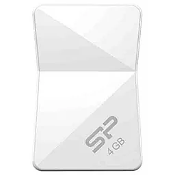 Флешка Silicon Power 4Gb Touch T08 White USB 2.0 (SP004GBUF2T08V1W) - фото Флешка Silicon Power 4Gb Touch T08 White USB 2.0 (SP004GBUF2T08V1W)