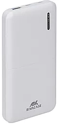 Повербанк RivaCase VA2531 10000 mAh 18W White - фото Повербанк RivaCase VA2531 10000 mAh 18W White