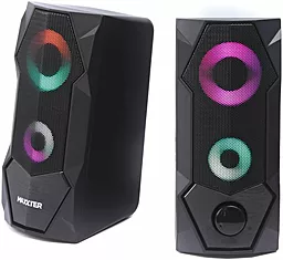 Колонки акустические Maxxter CSP-U002 RGB Black - фото Колонки акустические Maxxter CSP-U002 RGB Black