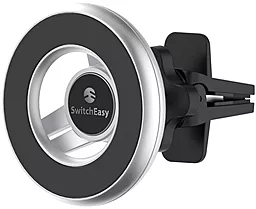 Держатель магнитный SwitchEasy MagMount Car Mount Bracket Type for iPhone 12/13/14 Series Silver (GS-114-154-221-26) - фото Держатель магнитный SwitchEasy MagMount Car Mount Bracket Type for iPhone 12/13/14 Series Silver (GS-114-154-221-26)