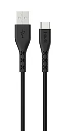 Кабель Havit HV-H68 USB-A - Type-C 10w 1м cable Black - фото Кабель Havit HV-H68 USB-A - Type-C 10w 1м cable Black