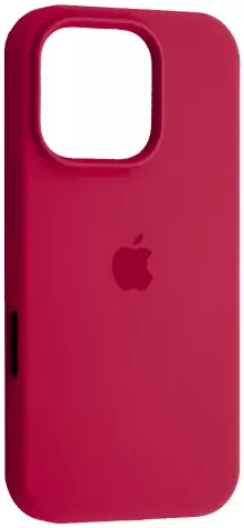 Чехол Silicone Case Full для Apple iPhone 16 Pro Rose Red - фото 1