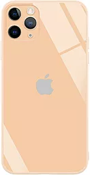 Чехол Epik GLOSSY Logo Full Camera Apple iPhone 12 Pro Peach
