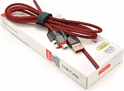 Кабель USB iKaku DIANYA 16W 3.2A 1.2M micro USB Cable Red