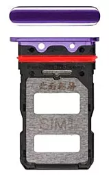 Держатель (лоток) Сим карты Xiaomi Poco F2 Pro Dual SIM Electric Purple