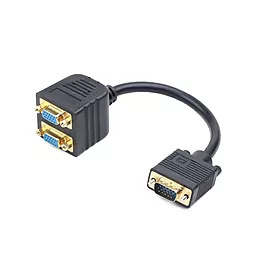 Видео переходник (адаптер) Cablexpert 2хHD15F/HD15M (CC-VGAX2-20CM) 0.2m