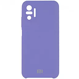Чехол Epik Silicone Cover Full Camera (AAA) Xiaomi Redmi Note 10 Pro, 10 Pro Max Elegant Purple