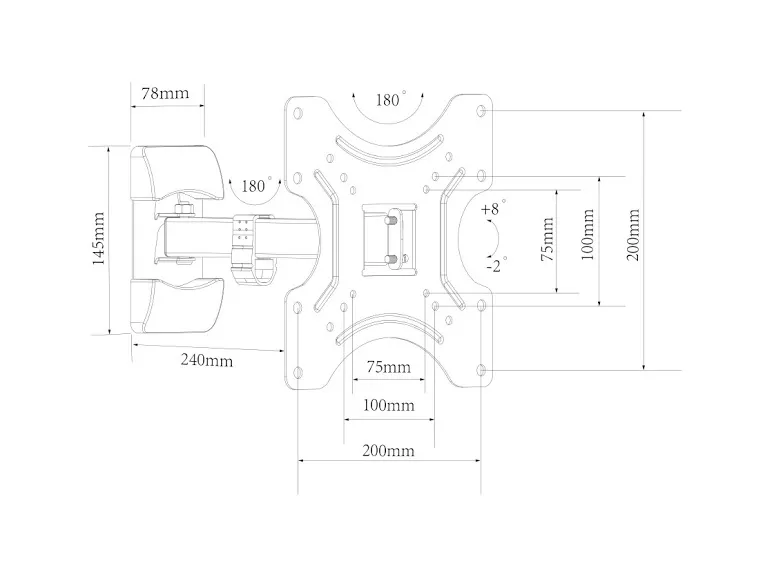 Кронштейн для телевизора CHARMOUNT TV-12 - фото 4