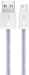 USB Кабель Baseus Dynamic Series 2.4A 2M Lightning Cable  Purple (CALD000505) - мініатюра 2