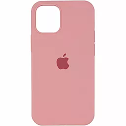 Чохол Silicone Case Full for Apple iPhone 12, iPhone 12 Pro Pink