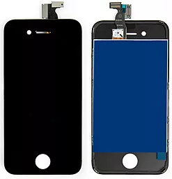 Дисплей Apple iPhone 4 с тачскрином и рамкой, (TFT), Black