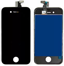 Дисплей Apple iPhone 4 з тачскріном і рамкою, (TFT), Black