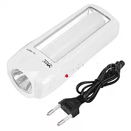 Фонарик аккумуляторный Yajia YJ-1027 T (1W + 9SMD) SOLAR - фото Фонарик аккумуляторный Yajia YJ-1027 T (1W + 9SMD) SOLAR