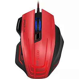 Компьютерная мышка Speedlink Decus Respec (SL-680005-BKRD) Black/Red - фото Компьютерная мышка Speedlink Decus Respec (SL-680005-BKRD) Black/Red