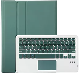 Чехол для планшета BeCover TouchPad с безпроводной клавиатурой для Samsung Galaxy Tab S9, Tab S9 FE Dark Green (712419) - фото Чехол для планшета BeCover TouchPad с безпроводной клавиатурой для Samsung Galaxy Tab S9, Tab S9 FE Dark Green (712419)