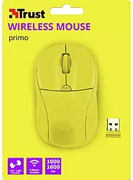 Комп'ютерна мишка Trust Primo Wireless Mouse Neon Yellow (22742) - мініатюра 5