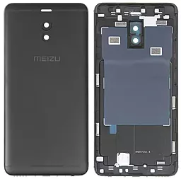 Задняя крышка корпуса Meizu M6 Note со стеклом камеры Black