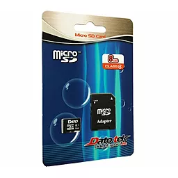 Карта пам'яті Dato microSDHC 8GB Class 4 + SD-адаптер (DT_CL04/8GB-RA)