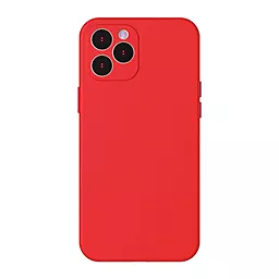 Чехол Baseus Jelly Liquid Silica Gel Apple iPhone 12 Pro Bright red (WIAPIPH61P-YT09)