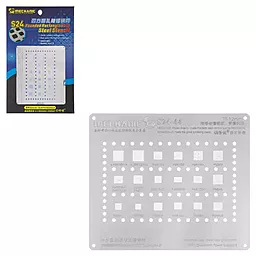 BGA трафарет (для реболлинга) Mechanic S24-44 PMIC Qualcomm power Supply 3 - фото BGA трафарет (для реболлинга) Mechanic S24-44 PMIC Qualcomm power Supply 3