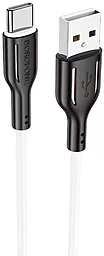 Кабель Borofone BX63 Charming USB-A - Type-C 15w 3a 1м cable Black/White - фото Кабель Borofone BX63 Charming USB-A - Type-C 15w 3a 1м cable Black/White