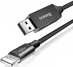 Кабель Baseus USB-A - Lightning 10w 5м cable Black (CALYW-M01) - мініатюра 2 Кабель Baseus USB-A - Lightning 10w 5м cable Black (CALYW-M01) - мініатюра 2