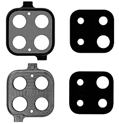 Скло камери Huawei P40 Lite / Nova 6 SE / Nova 7i в рамці Black - фото Скло камери Huawei P40 Lite / Nova 6 SE / Nova 7i в рамці Black