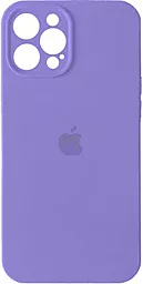 Чехол Silicone Case Full Camera Protective для Apple IPhone 12 Pro Lilac