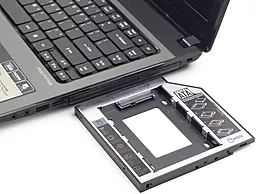Адаптер HDD Gembird 2,5" для ноутбуку у відсік CD-ROM 12.7мм. (MF-95-02) - мініатюра 3