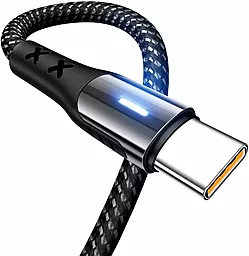 Кабель Usams U27 USB-A - Type-C 25w 5a 0.5м cable Black