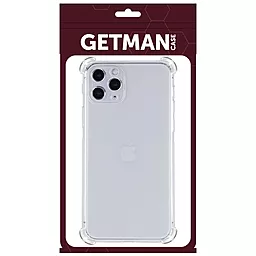 Чехол GETMAN Ease logo для Apple iPhone 14 Pro Max (6.7")  Прозрачный - миниатюра 2