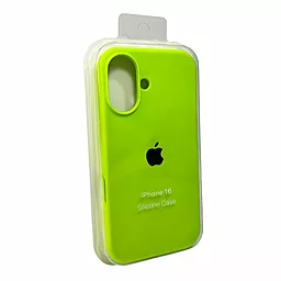 Чохол Silicone Case Full для Apple iPhone 16 Shiny Green - мініатюра 7 Чохол Silicone Case Full для Apple iPhone 16 Shiny Green - мініатюра 7