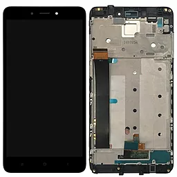 Дисплей Xiaomi Redmi Note 4 MediaTek с тачскрином и рамкой, оригинал, Black - фото Дисплей Xiaomi Redmi Note 4 MediaTek с тачскрином и рамкой, оригинал, Black