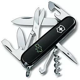 Мультитул Victorinox Climber Ukraine (1.3703.3_T1290u) Black Границы Украины + Дом - фото Мультитул Victorinox Climber Ukraine (1.3703.3_T1290u) Black Границы Украины + Дом