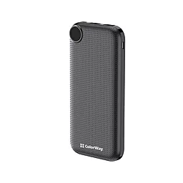 Повербанк ColorWay 10000mAh 22.5W (CW-PB100LPI3BK-PDD) Black - фото Повербанк ColorWay 10000mAh 22.5W (CW-PB100LPI3BK-PDD) Black